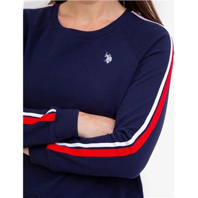 RAGLAN SLEEVE CREW NECK PULLOVER