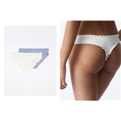 PACK OF 2 CLASSIC SEAMLESS BRIEFS