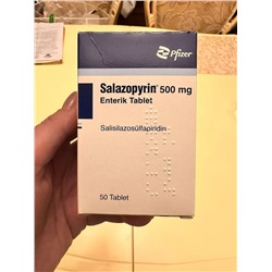 Salazopyrin 500 mg 50 таблеток