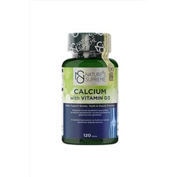 Natures Supreme Calcium With Vitamin D3 120 Tablet 8681763380848