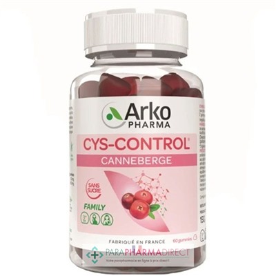 ArkoPharma Cys-Control Confort Urinaire Canneberge 60 gummies