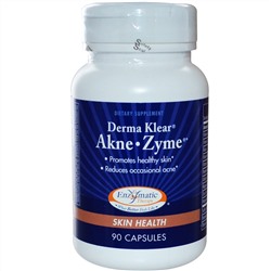 Enzymatic Therapy, Средство для лечения акне Derma Klear Akne • Zime, Здоровье кожи, 90 капсул