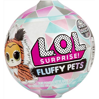 L.O.L. Surprise! Fluffy Pets Winter Disco Series with Removable Fur
