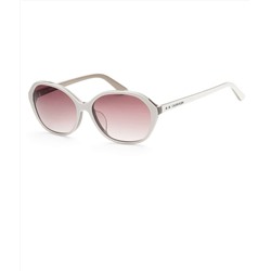CALVIN KLEIN Women's Beige Oval Sunglasses