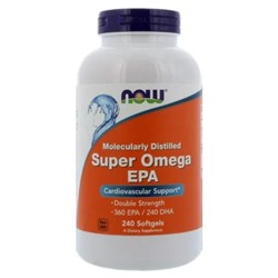 NOW Super Omega EPA, 120 мягких таблеток