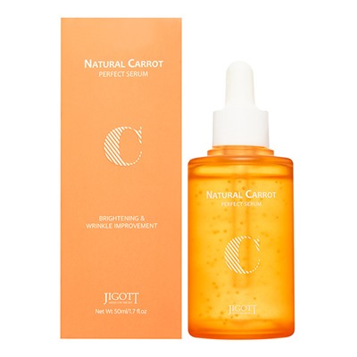 JIGOTT Natural Carrot Perfect Serum Сыворотка для лица с экстрактом моркови 50мл