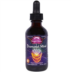 Dragon Herbs, Diamond Mind, супер-потенциальный экстракт 2 жидких унции (60 мл)