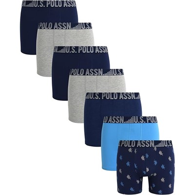 U.S. Polo Assn. Men's Underwear - Casual Stretch Boxer Briefs (7 Pack)