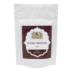 INDIBIRD Henna for hair Dark brown Хна для волос Темно-коричневая 100% натуральная 50г