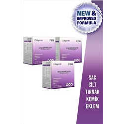 Collagen Forte Platinum Premium Hyaluronic Acid Balık, Sığır & Tavuk Kaynaklı Collagen Complex 1500mg 3 X 90 Tablet 86823403463564