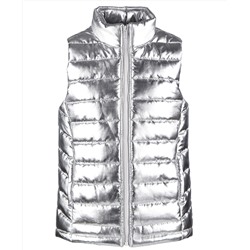 Ideology Little Girls Metallic Puffer Vest, Created for Macy's