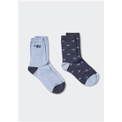 Pack 2 calcetines combinados -  Niño | MANGO OUTLET España