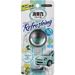 SHOSHURIKI For Car Освежитель воздуха для автомобильного кондиционера (клипса) с ароматом бергамота 3,2мл