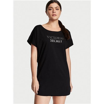 VICTORIA'S SECRET Lightweight Cotton Dolman Sleepshirt