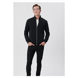 MaviFermuarlı Siyah Sweatshirt 0S10022-900