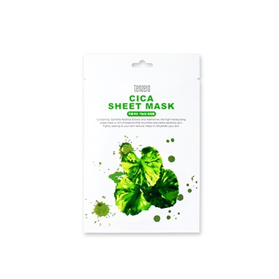 TENZERO CICA SHEET MASK Тканевая маска для лица с экстрактом центеллы азиатской 25мл