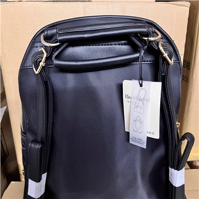 Стеганый комбинированный рюкзак-трансформер - за счет лямок можно использовать как сумку. Rive*r Islan*d. Экспорт в Великобританию