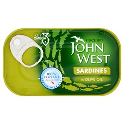 John West Сардины в оливковом масле 120 / 90г