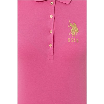 Kadın Pembe Basic Polo Yaka Tişört