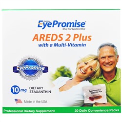 EyePromise, AREDS 2 Плюс с мультивитаминами, 30 шт., раз в день