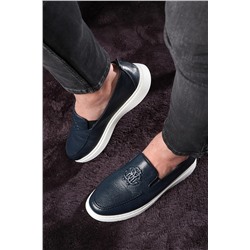 Ducavelli Stamped Hakiki Deri Erkek Günlük Ayakkabı, Loafer Ayakkabı, Hafif Ayakkabı, Yazlık Ayakkabı 8683249502577