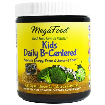 MegaFood, Добавка «Ежедневная для детей с упором на витамин B», 1,1 унции (32,1 г)