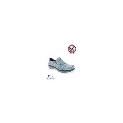 Spring Step Professional Winfrey Blue Multi Flower Nursing Shoe