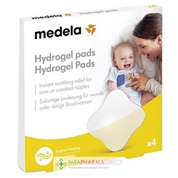 Medela Compresses Hydrogel Protège-Mamelon x4