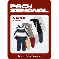 PACK OF 5 T-SHIRT AND TROUSERS SETS