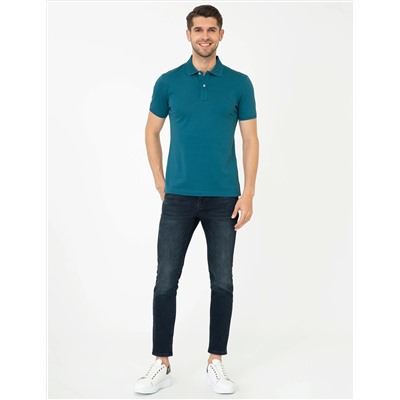 Zümrüt Slim Fit Polo Yaka Merserize Tişört