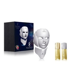 Predire Paris Skincare 8X Multi-Purpose Anti-Aging LED Photon Treatment Mask with Day & Night Luxury Moisturizer Set