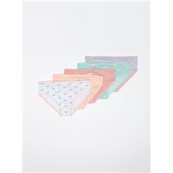 PACK OF 5 PAIRS OF PRINTED CLASSIC BRIEFS