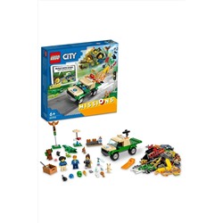 LEGO ® City Vahşi Hayvan Kurtarma Görevleri 60353 - Yaratıcı Oyuncak Yapım Seti (246 Parça)