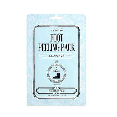KOCOSTAR PREMIUM FOOT PEELING PACK - MEDIUM size Маска для ног (Размер M) 50мл