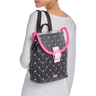 LUV BETSEY BY BETSEY JOHNSON Nicole Diamond Heart Quilted Backpack