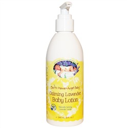 Earth Mama Angel Baby, Детский лосьон, успокаивающая лаванда и ваниль, 8 жидких унций (240 мл)