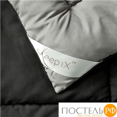 Одеяло 'Sleep iX' MultiColor 250 гр/м, 140х205 см, (цвет: Серый+Черный) Код: 4605674181497