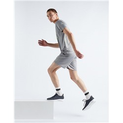 Reflective Print Sports Shorts, Men, Grey