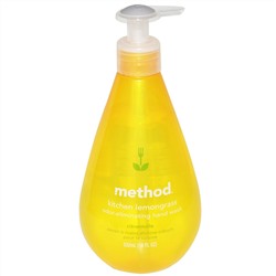 Method, Кухонное мыло для рук, устраняющее запахи, лимонная трава, 18 жидких унций (532 мл)
