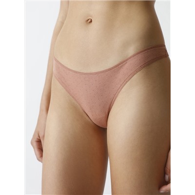 3-PACK OF PRINT COTTON THONGS