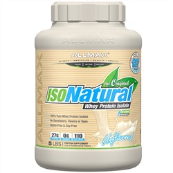 ALLMAX Nutrition, IsoNatural, изолят сывороточного протеина, без вкуса, 5 фунтов (2,25 кг)