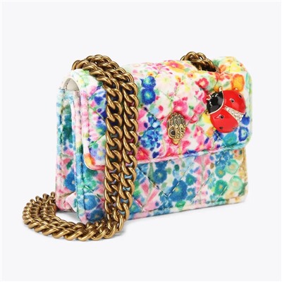 FLORAL COUTURE MICRO KENSINGTON BAG KURT GEIGER LONDON