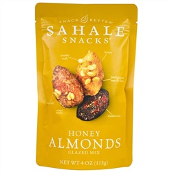 Sahale Snacks, Глазированная смесь Honey Almonds, 4 унции (113 г)