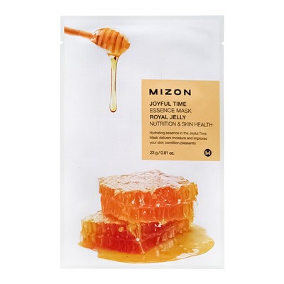 MIZON Joyful Time Essence Mask Royal Jelly Тканевая маска для лица с экстрактом маточного молочка 23г