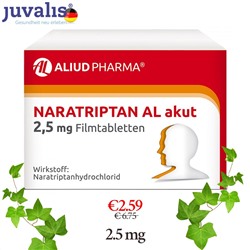 Naratriptan AL akut 2,5 mg Filmtabletten - 2 St.