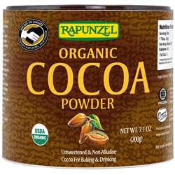 Rapunzel, Органический какао-порошок, 7,1 унции (201 г)
