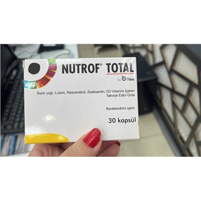 Nutrof Total 30 капсул с витамином для глаз