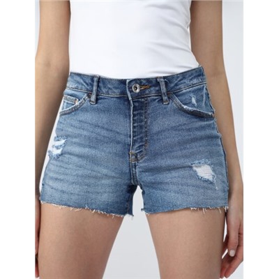 RIPPED DENIM SHORTS