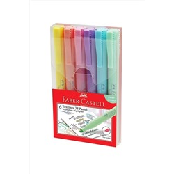 Faber Castell 38 Fosforlu Kalem Pastel Renkler 6 Lı Set F5030158117