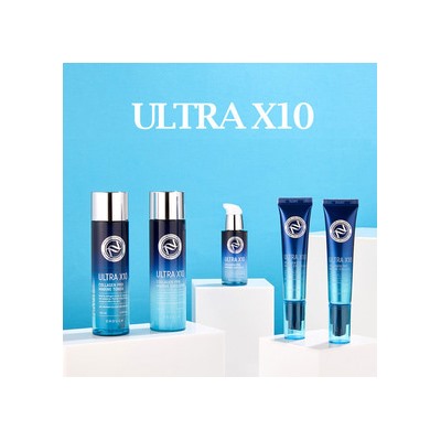 Premium Ultra X10 Collagen Pro Marine Skin Care Set, Набор омолаживающих средств с коллагеном